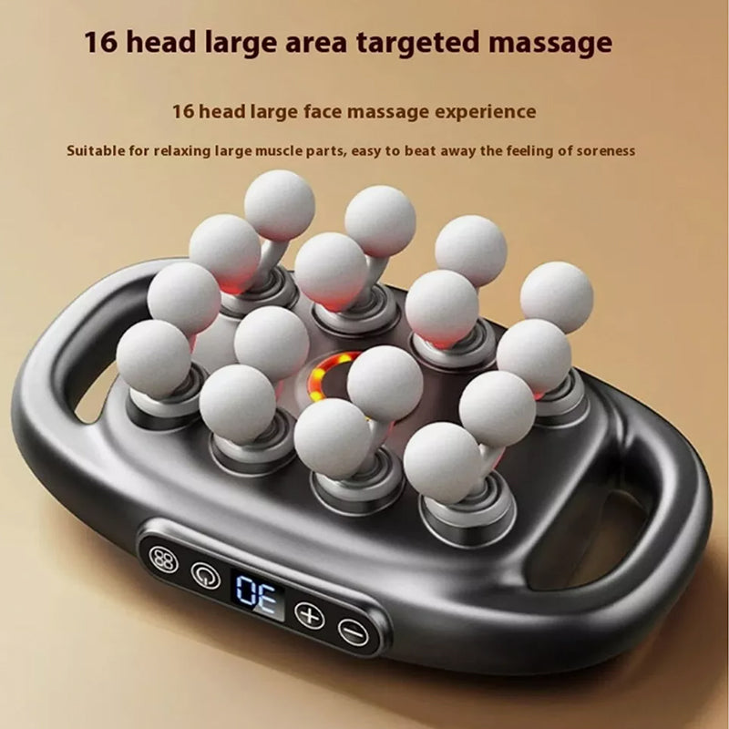 💪 16-Head Deep Tissue Massage Gun – Ultimate Muscle Relief Recovery - aussie-deals4u