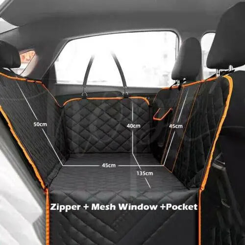 Waterproof Car Seat Cover, Seat Belt, Pet Leash - aussie-deals4u