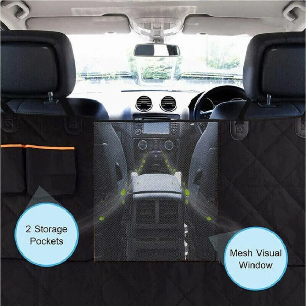 Waterproof Car Seat Cover, Seat Belt, Pet Leash - aussie-deals4u