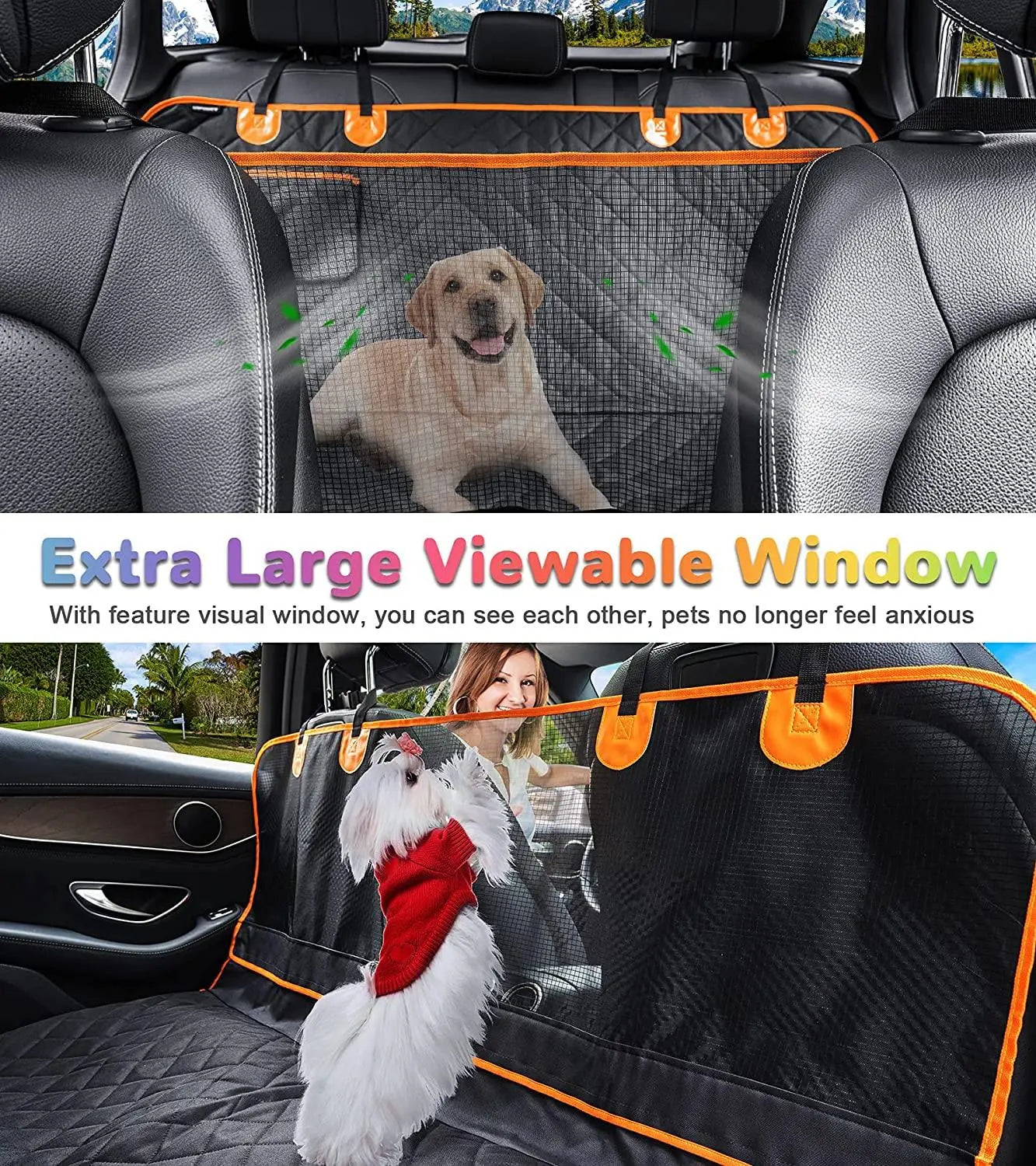 Waterproof Car Seat Cover, Seat Belt, Pet Leash - aussie-deals4u
