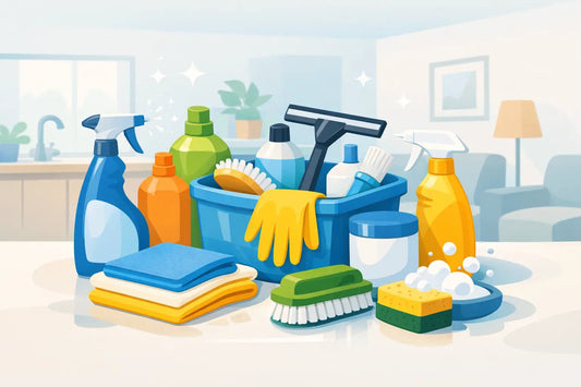12 Essential Home Cleaning Supplies - aussie-deals4u