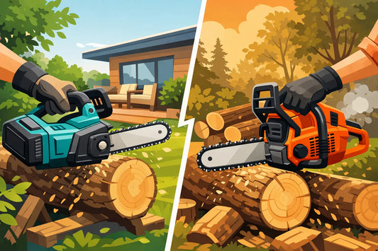Cordless Chainsaw vs Petrol Chainsaw Compared