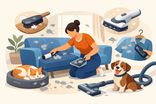 How to Remove Pet Hair Around the Home