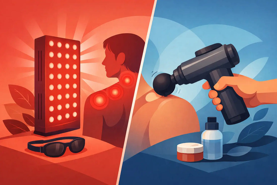 Red Light Therapy vs Massage Gun: Which Helps?