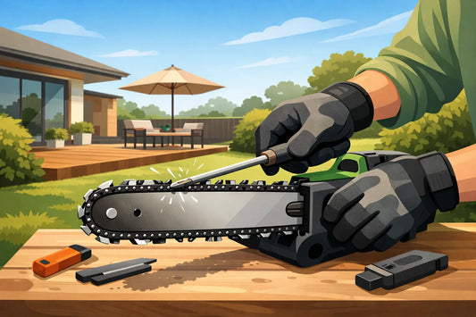 How to Sharpen Cordless Chainsaw Chains Safely