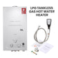 LPG Tankless Gas Hot Water Heater – Outdoor Portable Instant Shower System - aussie-deals4u