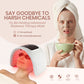 LED Face Light Therapy Mask with Spray Hydration – 7 Color Modes - aussie-deals4u