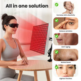 Red Wave Healing Therapy Lamp for Face & Body- Square
