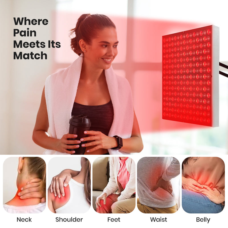 Red Wave Healing Therapy Lamp for Face & Body- Square