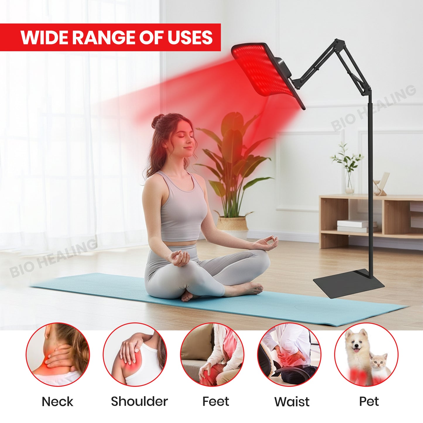 Portable  Red Light Therapy Panel - aussie-deals4u