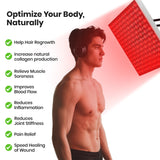 Red Wave Healing Therapy Lamp for Face & Body- Square