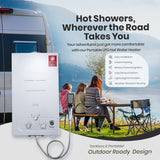 LPG Tankless Gas Hot Water Heater – Outdoor Portable Instant Shower System - aussie-deals4u