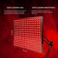 Red Wave Healing Therapy Lamp for Face & Body- Square - aussie-deals4u