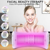 LED Face Light Therapy Mask with Spray Hydration – 7 Color Modes