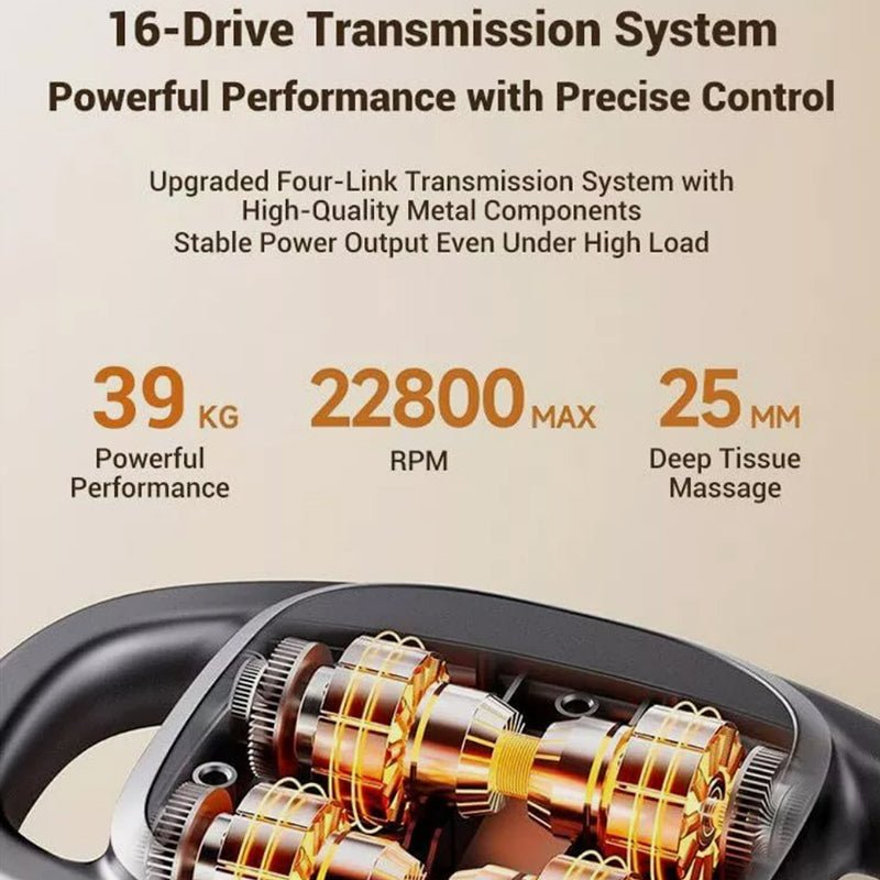 💪 16-Head Deep Tissue Massage Gun – Ultimate Muscle Relief Recovery