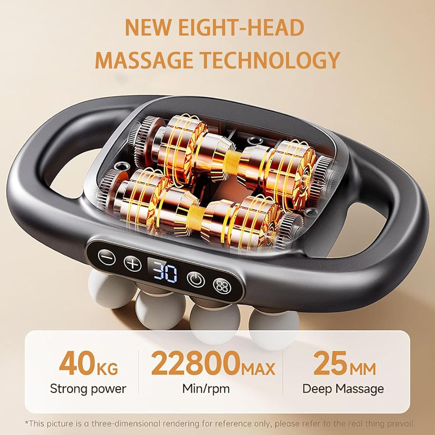 💪 16-Head Deep Tissue Massage Gun – Ultimate Muscle Relief Recovery