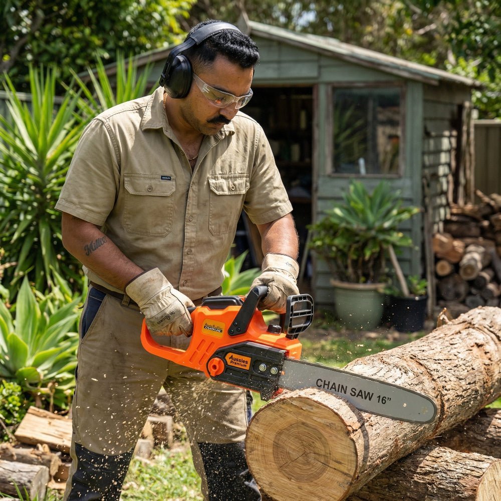16 Inch 36V Lithium Battery Brushless Chainsaw - aussie - deals4u