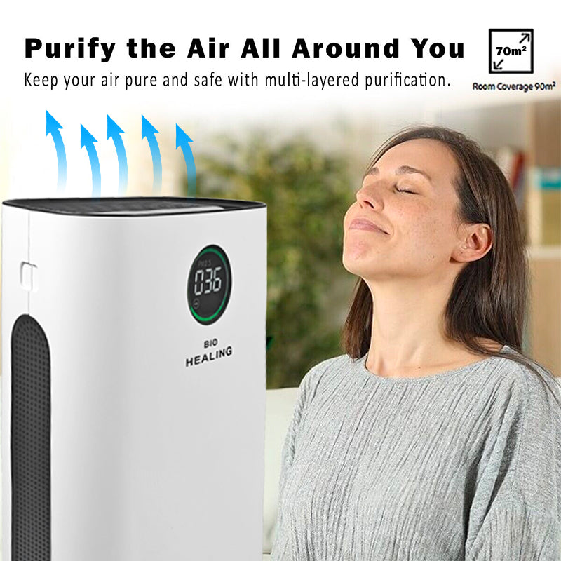 Bio Healing Hospital-grade HEPA 13 Air Purifier & Humidifier