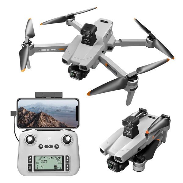 Air AE86 Pro Max Drone  8K HD Camera, 3-Axis Gimbal, Obstacle Avoidance