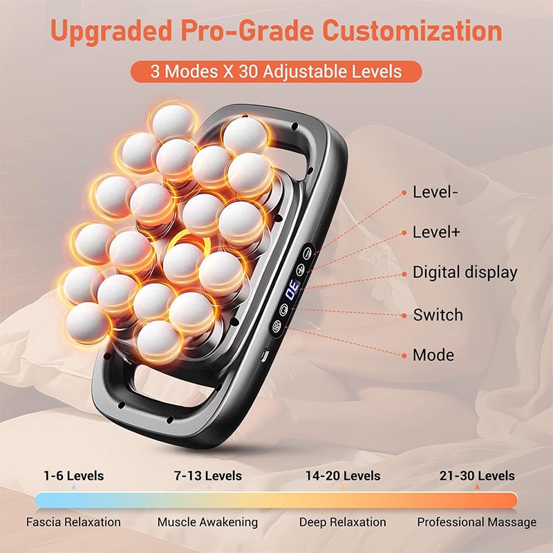 20 Head Deep Tissue Massager - Multi - head Body Massager - aussie - deals4u