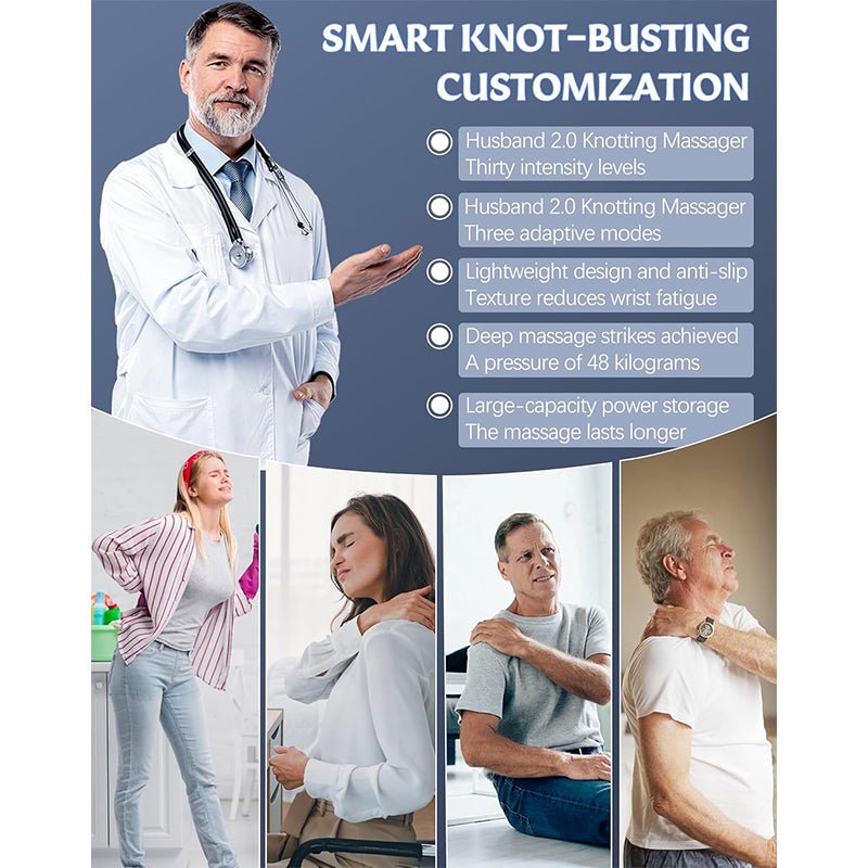 20 Head Deep Tissue Massager - Multi - head Body Massager - aussie - deals4u