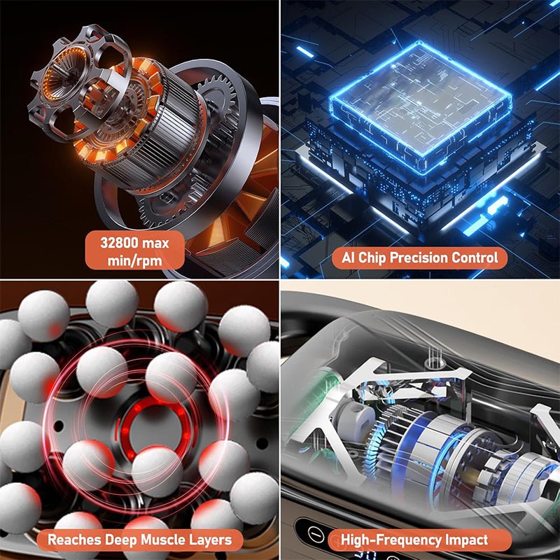 20 Head Deep Tissue Massager - Multi - head Body Massager - aussie - deals4u