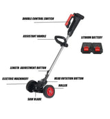 24V Electric Cordless Lawn Mover - aussie-deals4u