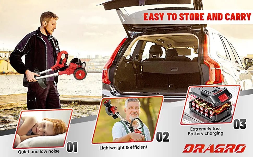 3 - in - 1 Cordless Electric Grass Lawn Mower - aussie - deals4uaussie - deals4u