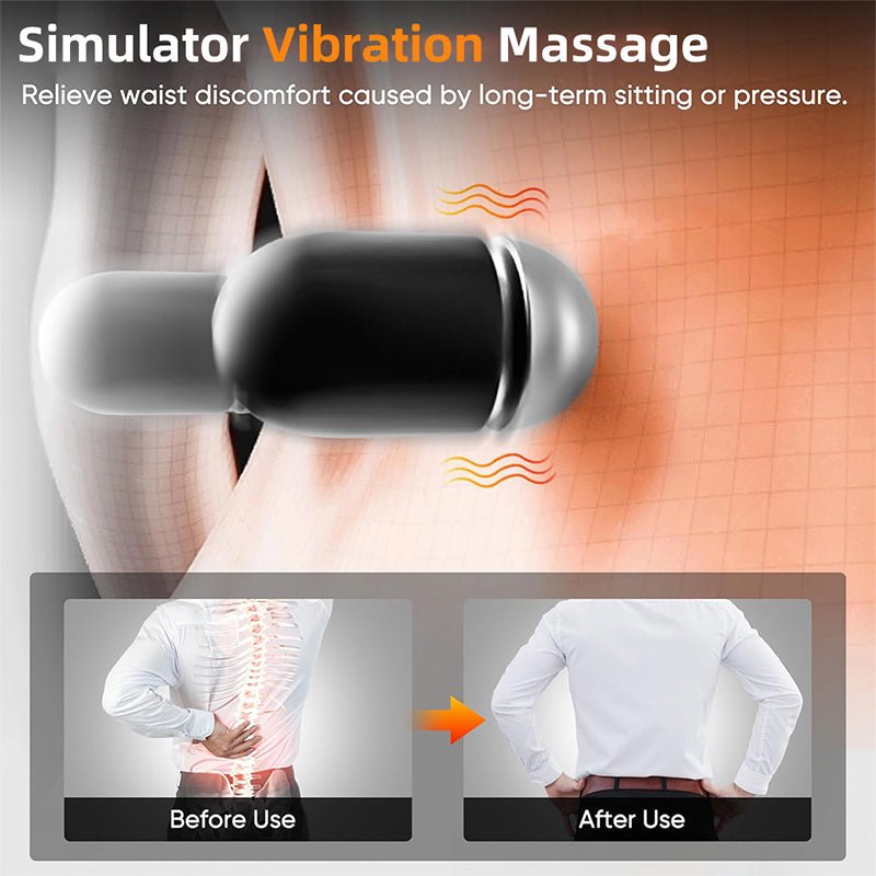 3-in-1 Lumbar Pillow Back Support Massager