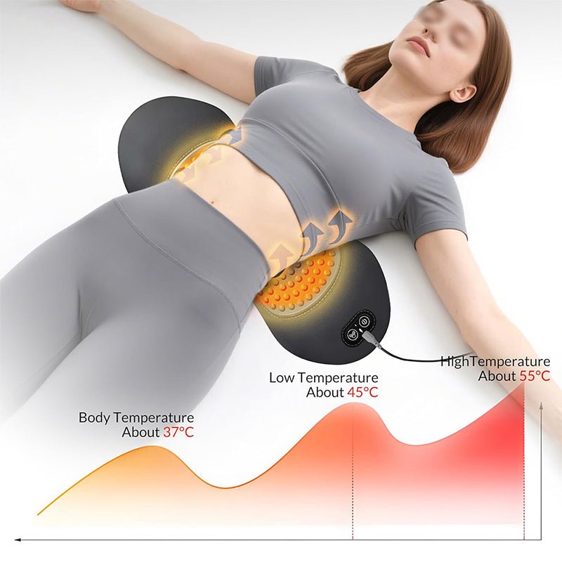 3-in-1 Lumbar Pillow Back Support Massager