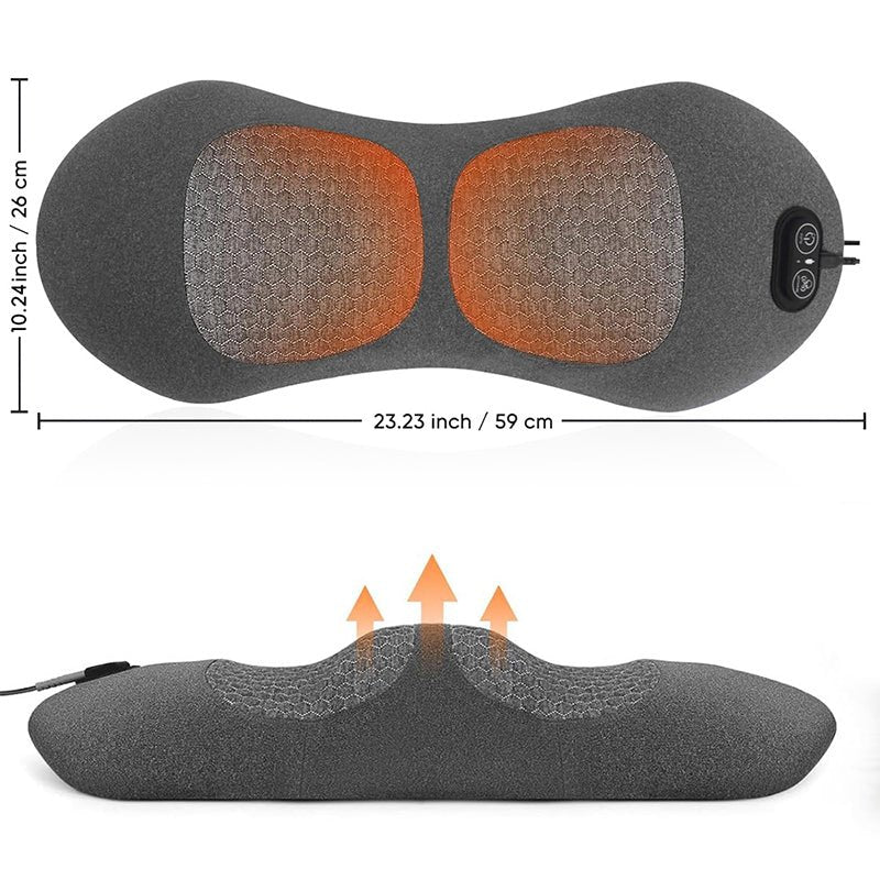 3-in-1 Lumbar Pillow Back Support Massager