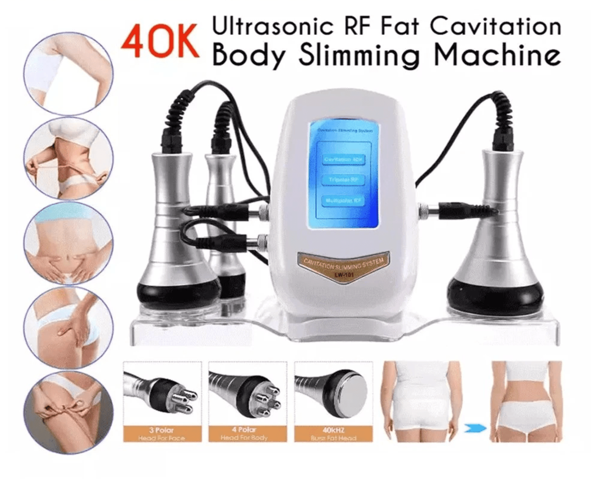 40K Cavitation & RF Fat Reduction Machine
