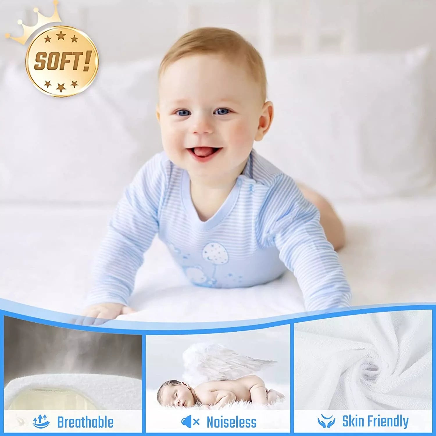 Quilted Waterproof Mattress Protector Cover - aussie-deals4u