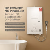 LPG Tankless Gas Hot Water Heater – Outdoor Portable Instant Shower System - aussie-deals4u