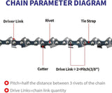 6 Inch Chain For Chainsaw - aussie-deals4u