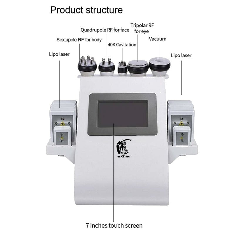 6-in-1 Ultrasonic Cavitation + RF Machine - aussie-deals4u