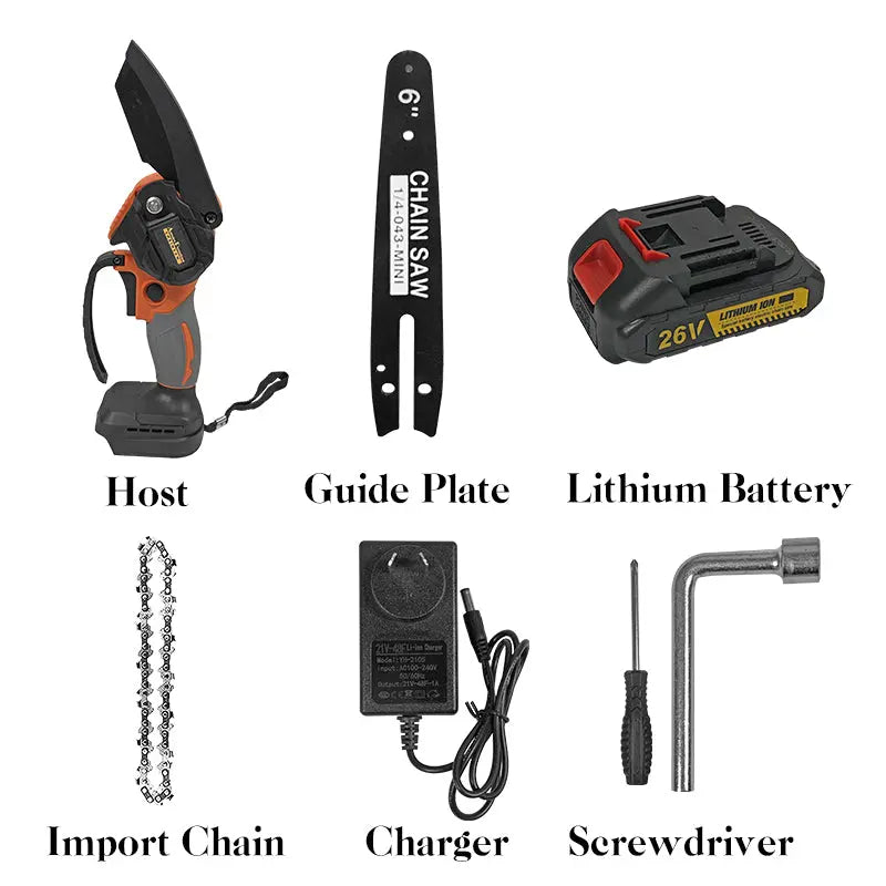 6" Cordless Electric ChainSaw - aussie-deals4u