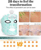 LED Light Face Mask Facial Skin Rejuvenation Therapy Anti Wrinkle