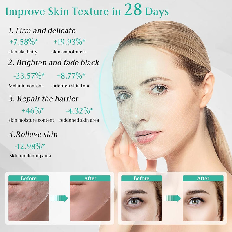LED Light Face Mask Facial Skin Rejuvenation Therapy Anti Wrinkle