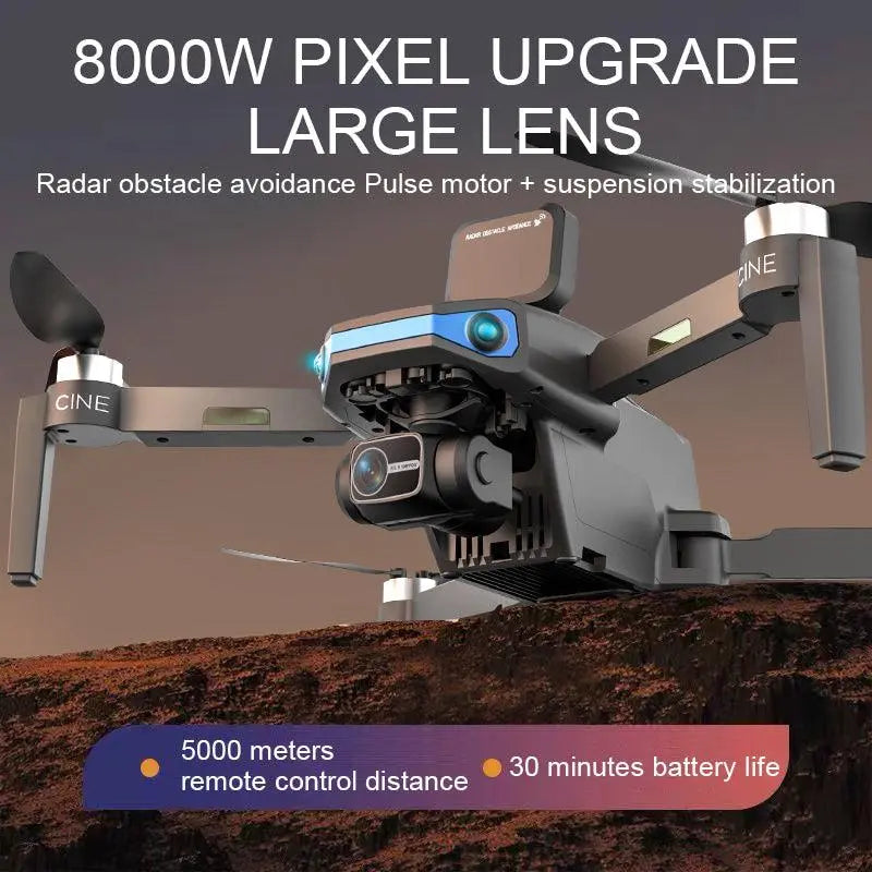 APS AIR 2 Professional Drone Camera 8K 5G 3 Axis Anti Shake EIS Gimbal 360° Obstacle Avoidance - aussie-deals4u