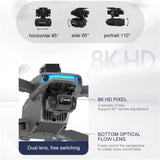 APS AIR 2 Professional Drone Camera 8K 5G 3 Axis Anti Shake EIS Gimbal 360° Obstacle Avoidance - aussie-deals4u