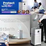 Bio Healing Hospital-Grade 5 Layers HEPA 13 Air Purifier & Humidifier - aussie-deals4u