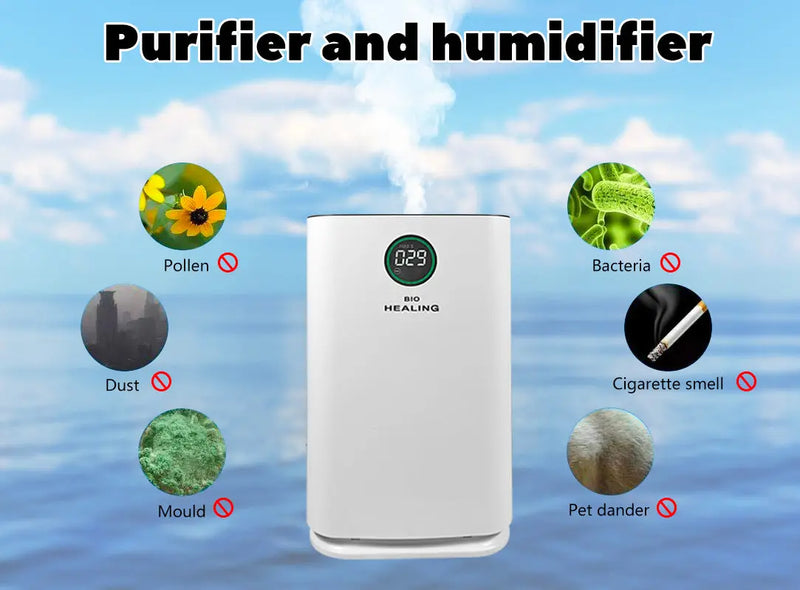 Bio Healing Hospital-grade HEPA 13 Air Purifier & Humidifier - aussie-deals4u