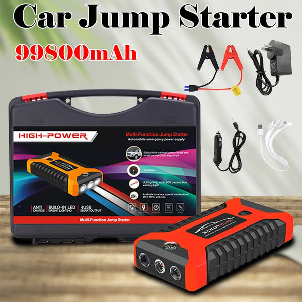 Portable Pro Car, Truck Jump Start & Power Bank - aussie-deals4u