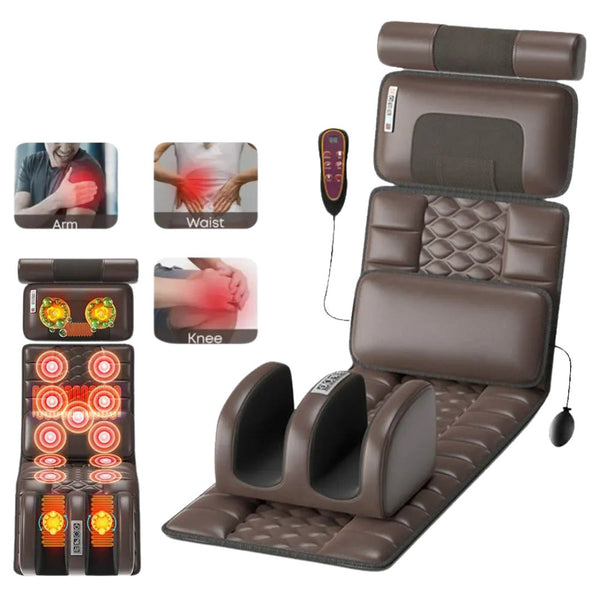 Relaxing Heat Therapy for Neck, Back & Shoulders  Massage Mat with Heat - aussie-deals4u