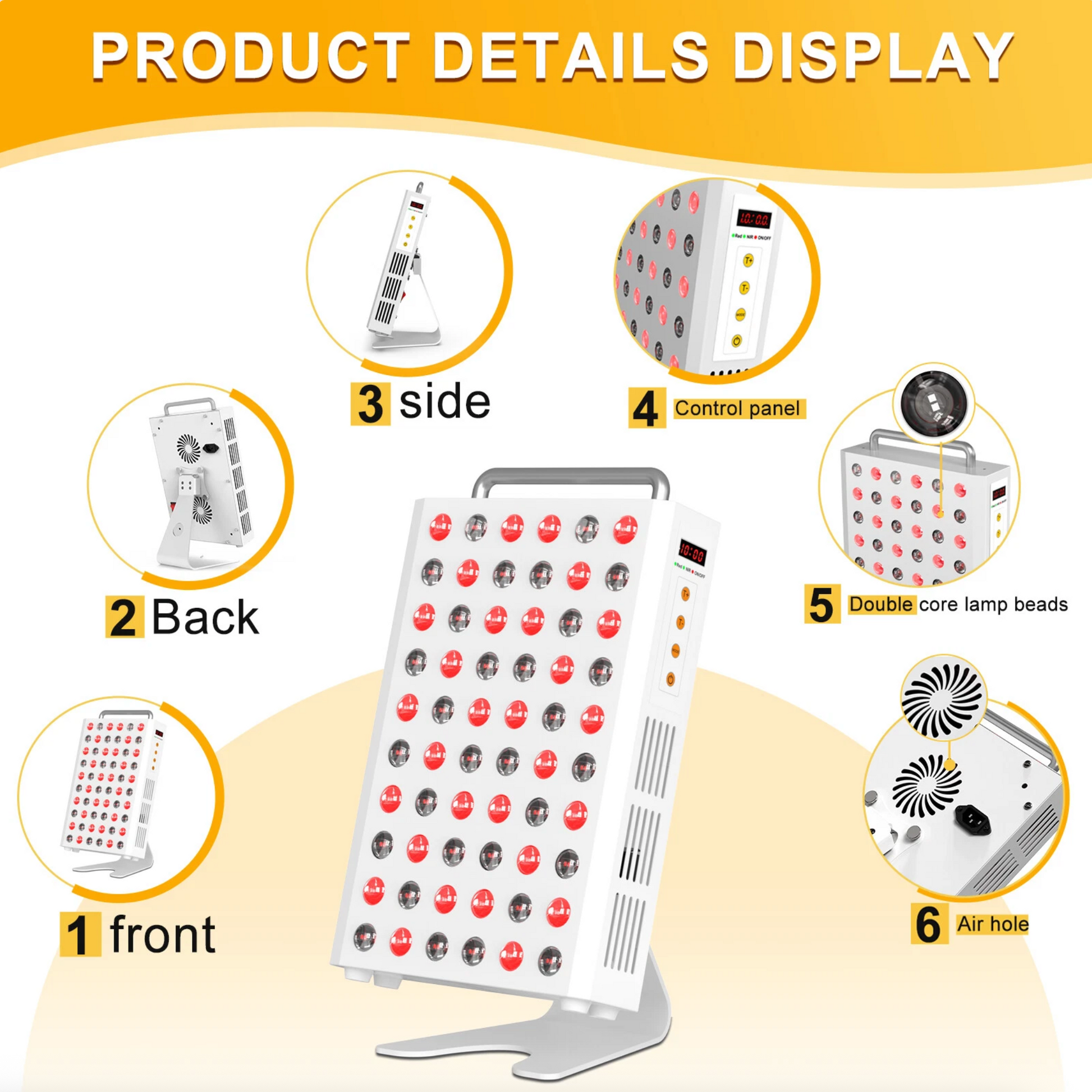 Red Wave Healing Infrared Light Therapy lamp - aussie-deals4u