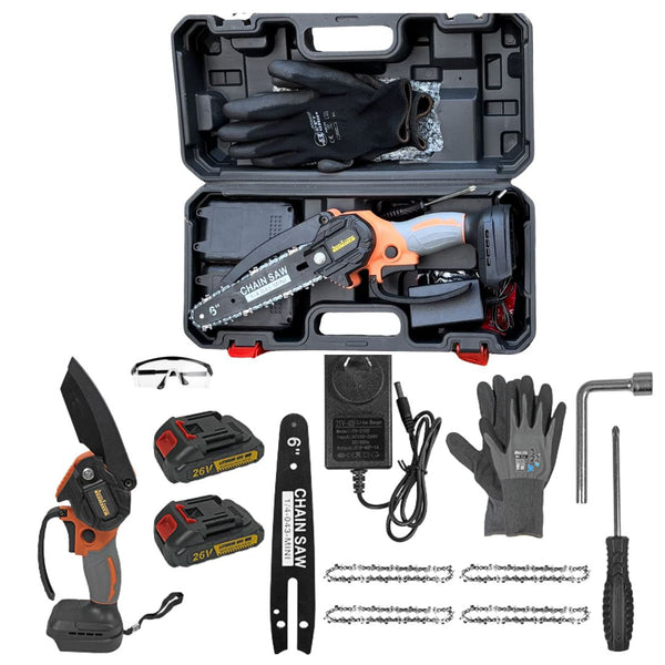 6" Cordless Electric ChainSaw - aussie-deals4u