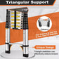 Telescopic Aluminium Ladder Extension Extendable Step - aussie-deals4u