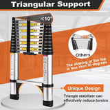 Telescopic Aluminium Ladder Extension Extendable Step