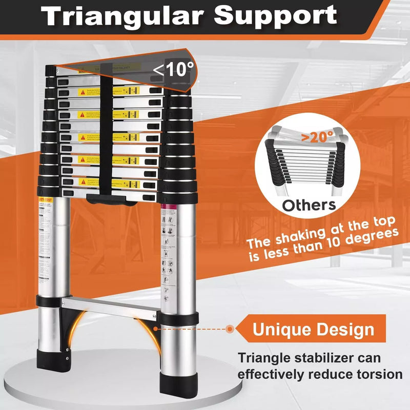 Telescopic Aluminium Ladder Extension Extendable Step